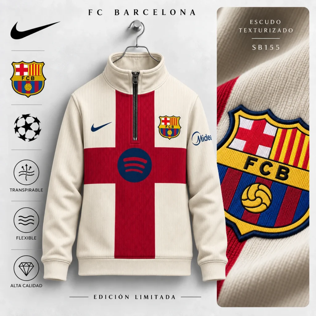 Sueter Cuello Alto FC Barcelona
